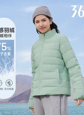 361羽绒服女立领风衣轻薄