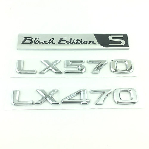 适用于新款LX470车标LX570英文