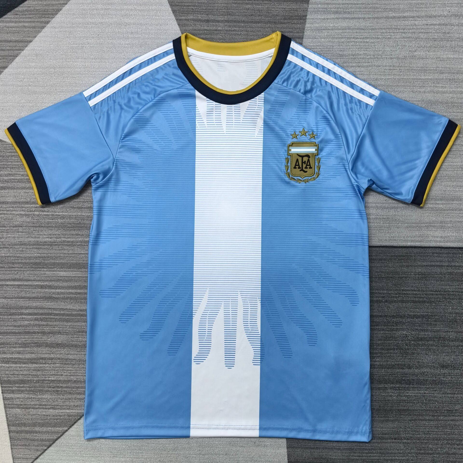 阿根廷蓝色足球训练服球衣夏季2627新款男女定制速干热身运动比赛