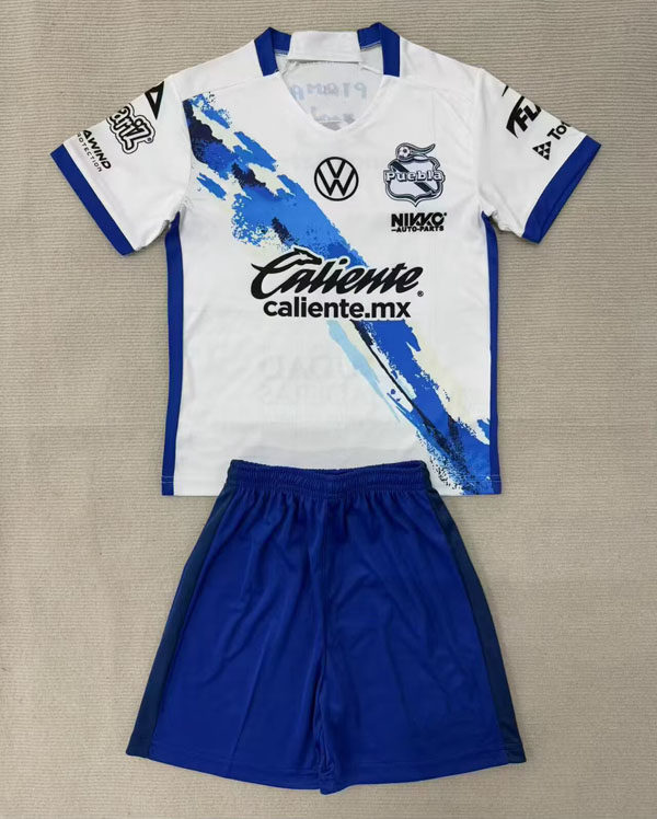 普埃布拉短袖球衣冷门定制足球服训练套装男2526白速干运动比赛服