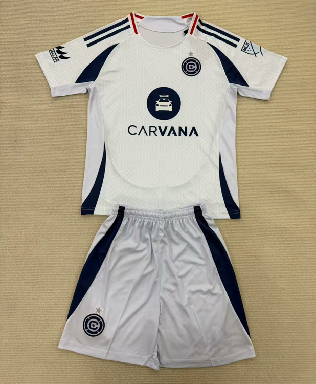 火焰队冷偏门短袖足球服训练套装浅灰25新男团体定制印字运动踢球