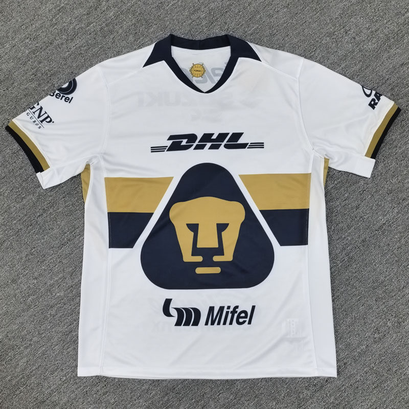 美洲狮复古冷门足球短袖训练服上衣2526新款定制男生白色比赛运动