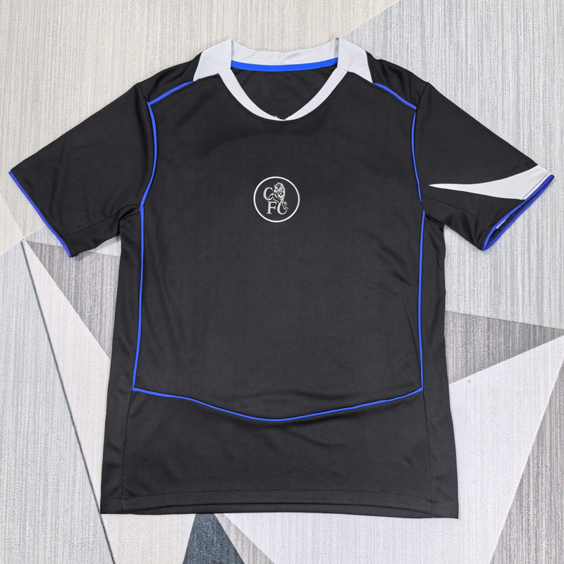 切尔西黑色短袖足球训练服上衣男球衣2526新款速干健身跑步运动服