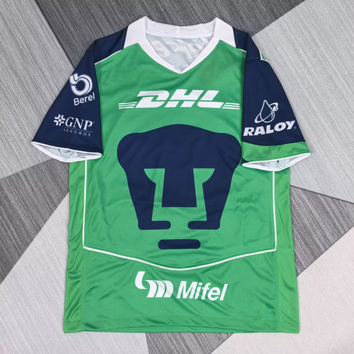 美洲狮绿色短袖球衣男2526冷门足球服上衣定制印号字速干运动队服