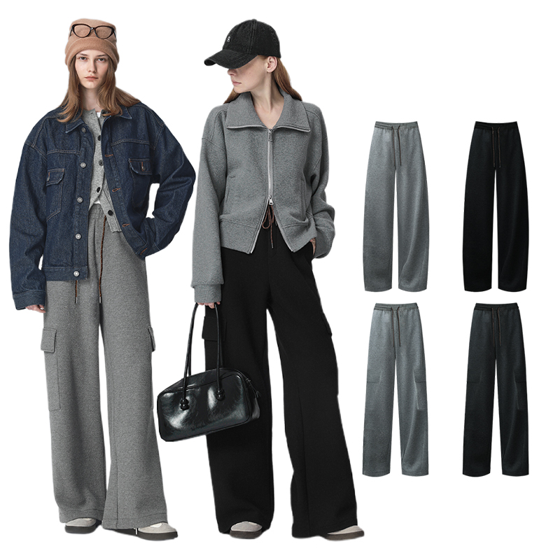 【所有女生的衣橱直播间】欧小仓  舒适肌理感 工装裤/弯刀裤