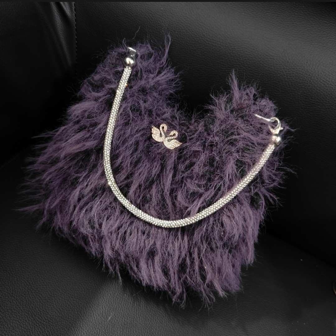 捡漏小红书同款成品纯手工毛绒钩织包包 优雅时尚单肩包送闺蜜,箱包皮具/热销女包/男包,单肩包,淘宝优惠券,粉丝福利购,淘宝优惠卷