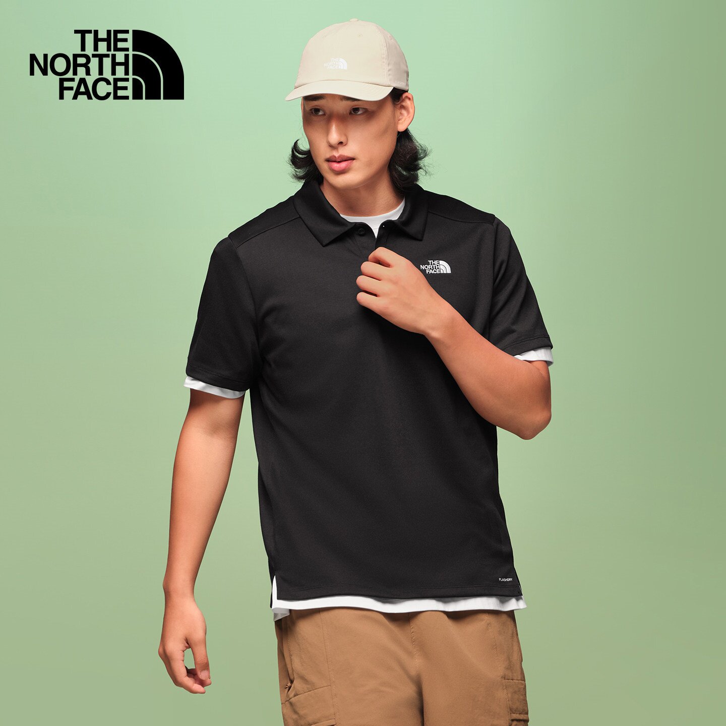 26春夏新款TheNorthFace北面24/7男女户外吸湿速干短袖POLO衫8GVS