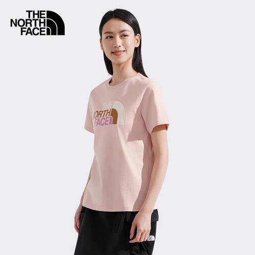 TheNorthFace北面半袖女士运动户外休闲棉质印花圆领短袖T恤|8DC9