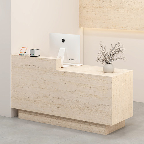 吧台服装店收银台小型高级感