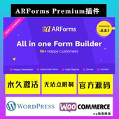 汉化中文版 ARForms Premium WordPress表单生成器设计插件