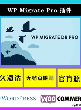 WP Migrate Pro WP插件 简单一键式迁移备份搬家WordPress插件