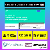 Custom 中文版 Fields Advanced PRO WP插件 强大专业直观 字段