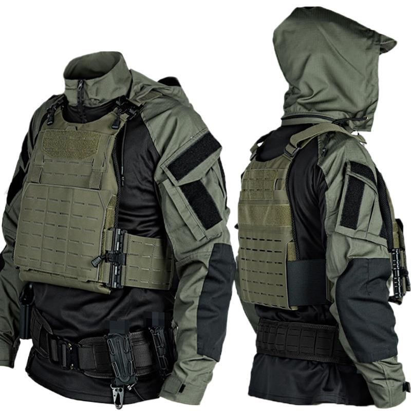 黑灰工业强袭新版战术上衣作战服装春秋衬衫风蛙服裤套装恤卫衣TK