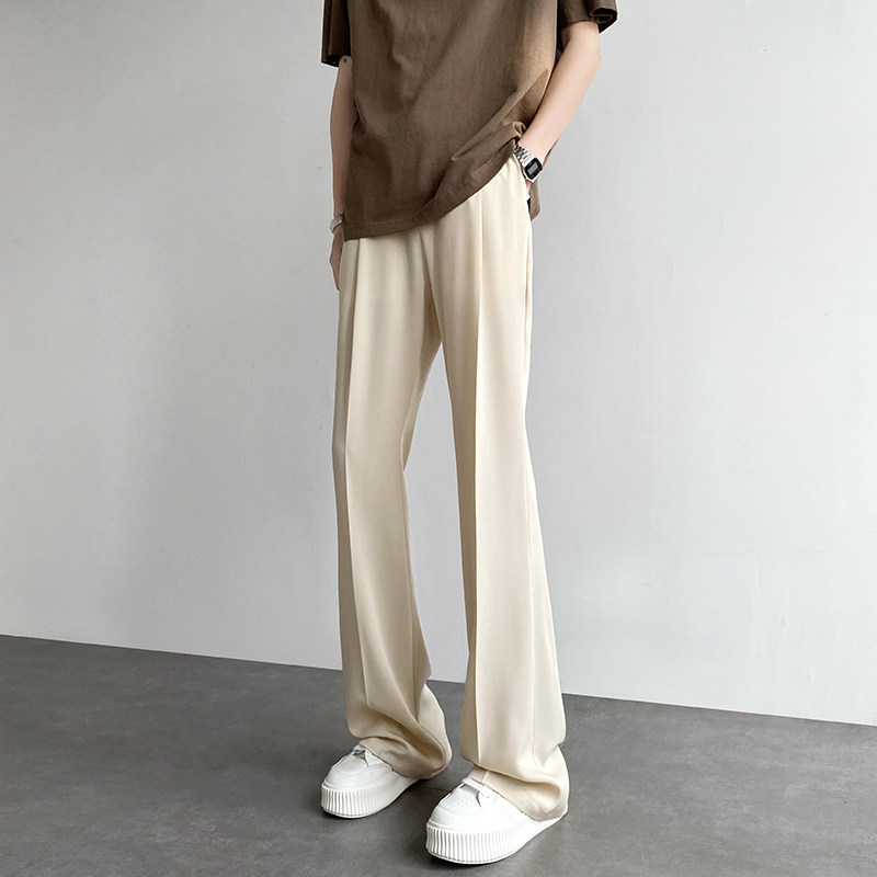cleanfit高弹垂感喇叭西裤加长休闲裤-直播品控-504-K162-P55控78,男装西裤,星座504