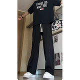 抖音直播新款解构西裤宽松直筒休闲裤长裤潮504-K189-P45控68，男装休闲裤，星座504
