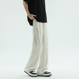 2025新款港风男女潮流多折微喇叭西裤长裤子潮504-K831-P40控68，男装西裤，星座504