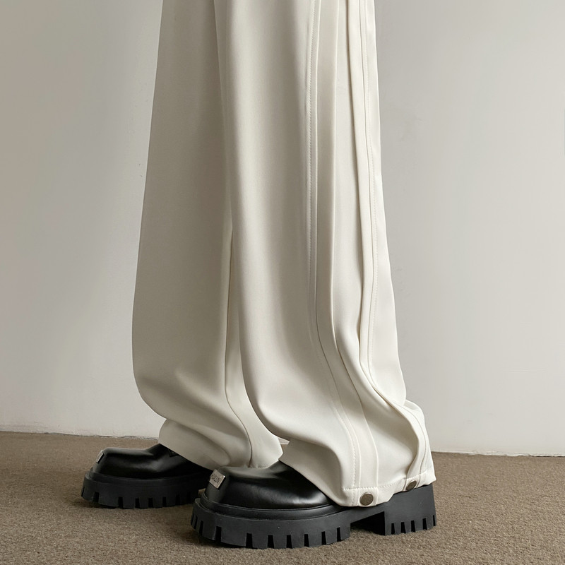 26新款潮牌美式高街解构设计西裤休闲直筒长裤504-K190-P55控78，男装西裤，星座504