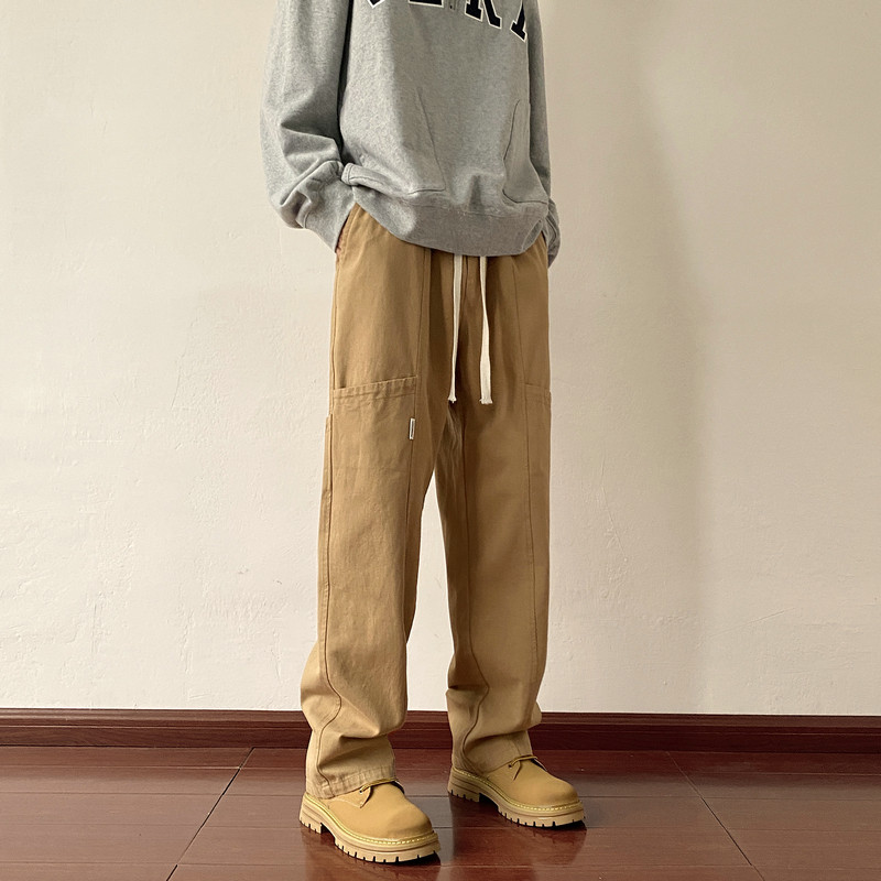22日系city工装裤休闲裤品质纯直筒裤504-K105-P50图片