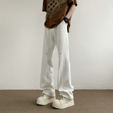 26新款学生男女微喇叭弧形拼接牛仔裤504-K806-P55控79，男装牛仔裤，星座504