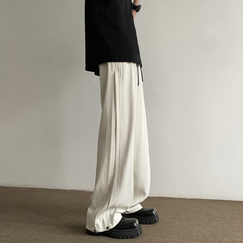 26新款潮牌美式高街解构设计西裤休闲直筒长裤504-K190-P55控78，男装西裤，星座504