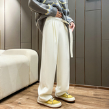 2026新款垂感小西裤休闲裤男女情侣学生直筒裤潮504-K129-P55，男装休闲裤，星座504