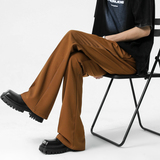 cleanfit高弹垂感喇叭西裤加长休闲裤-直播品控-504-K162-P55控78，男装西裤，星座504