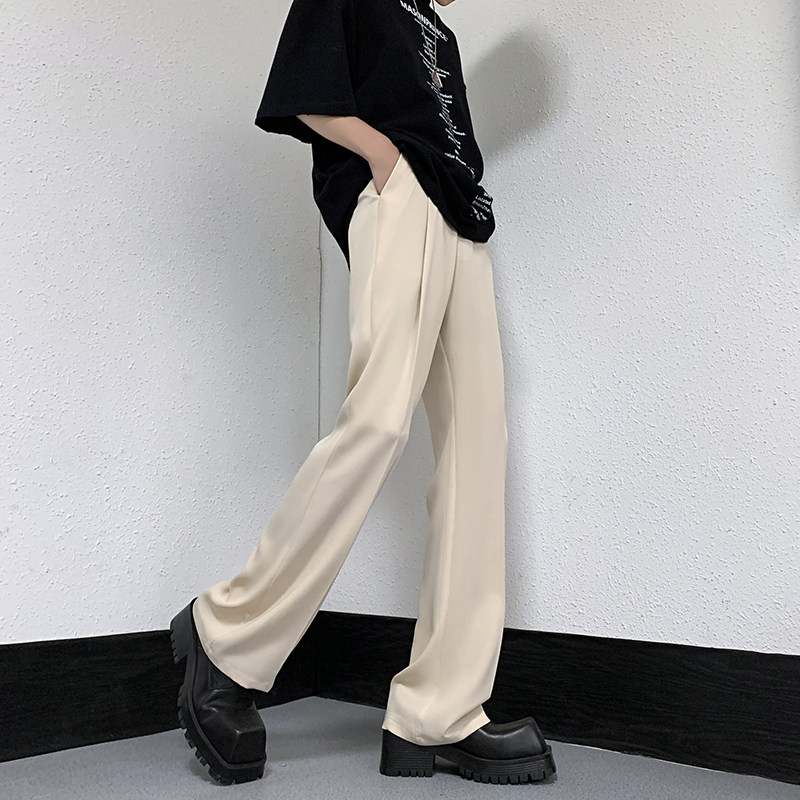 cleanfit高弹垂感喇叭西裤加长休闲裤-直播品控-504-K162-P55控78,男装西裤,星座504