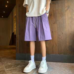25夏新款多巴胺短裤男女宽松休闲多色五分裤潮504-K340-特P15图片