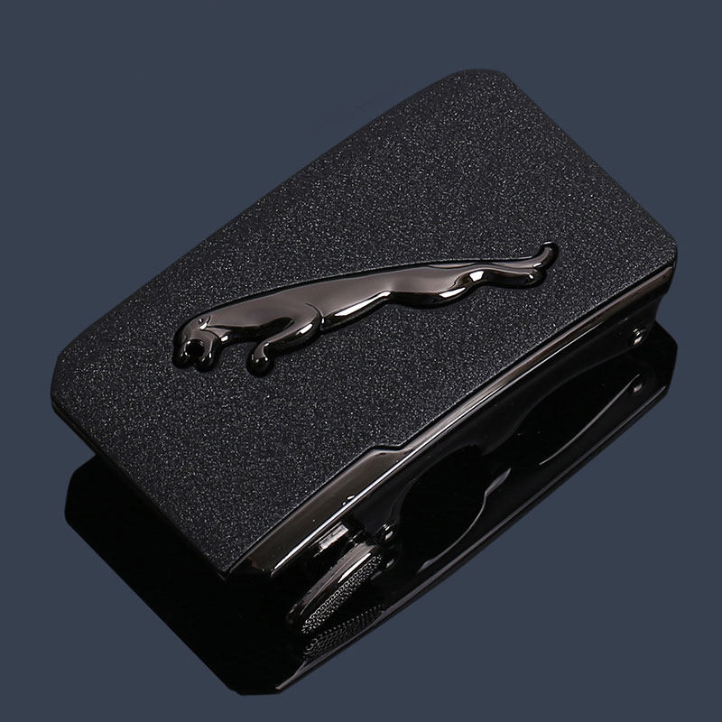 豹子自动皮带扣男 扣头内穿式腰带头内扣裤带卡头3.5 3.3合金配件