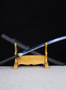 龙泉市刀剑高锰钢手工锻打环手绣