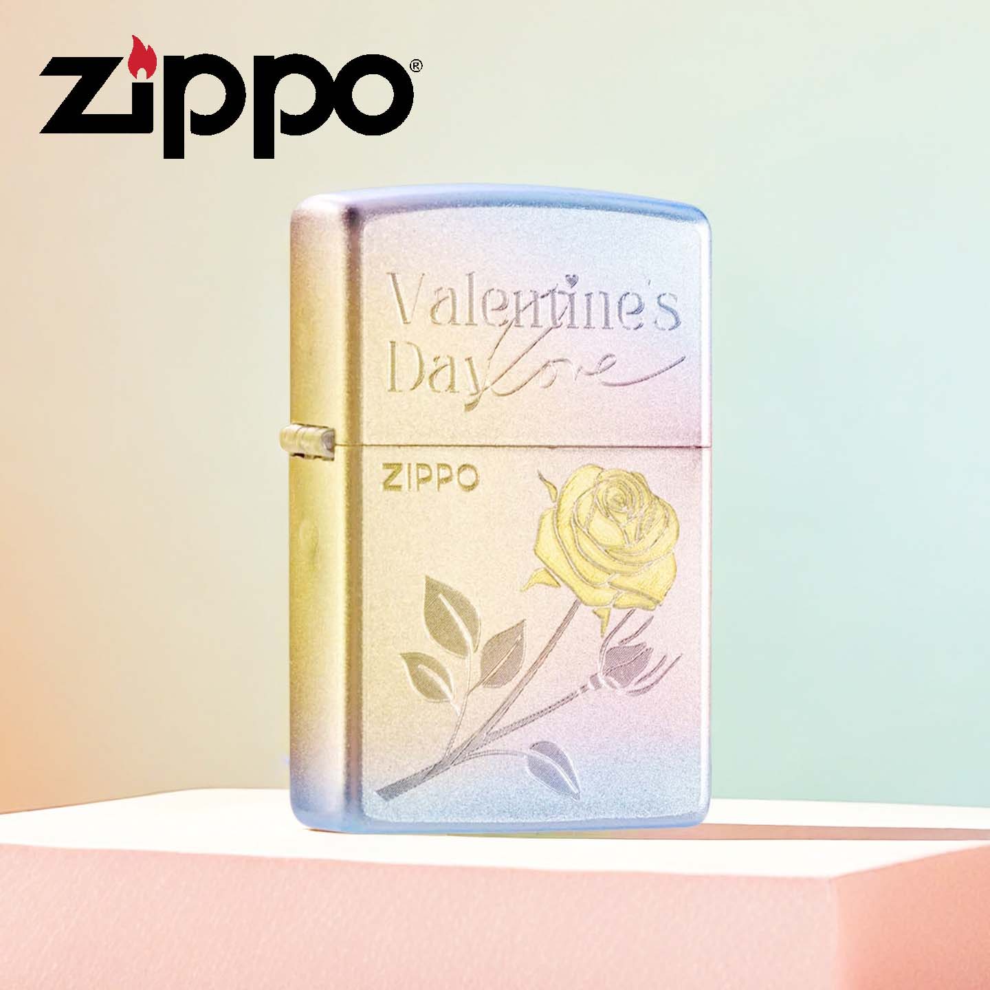 zippo打火机热恋玫瑰之名