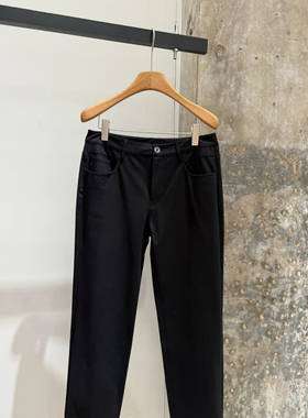 2026秋冬新款女装黑色高腰修身显瘦百搭休闲裤女长裤LFY