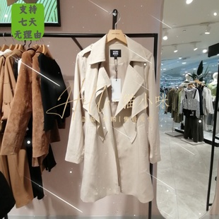 Vero Moda 2024春季 风衣外套324121015 皇冠店 专柜正品 女百搭修身