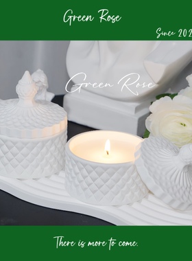 【塞纳河畔】香薰蜡烛卧室氛围感装饰摆件小众生日礼物Green Rose