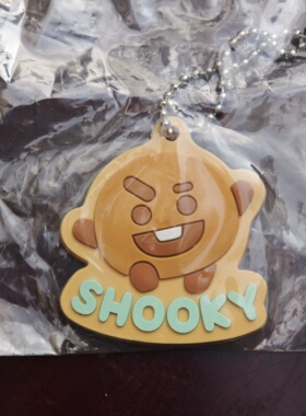 万代line friends BT21防弹少年团一番赏橡胶挂件shooky闵玧其