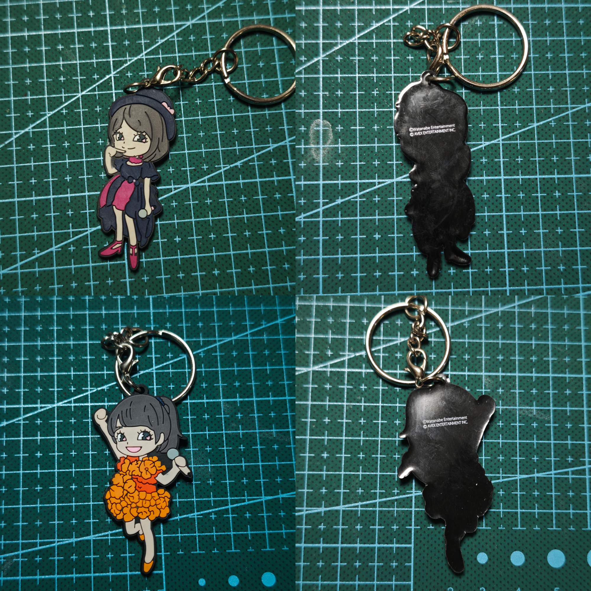AKB48Q版柏木由纪动画人物橡胶挂件手机链促销现货