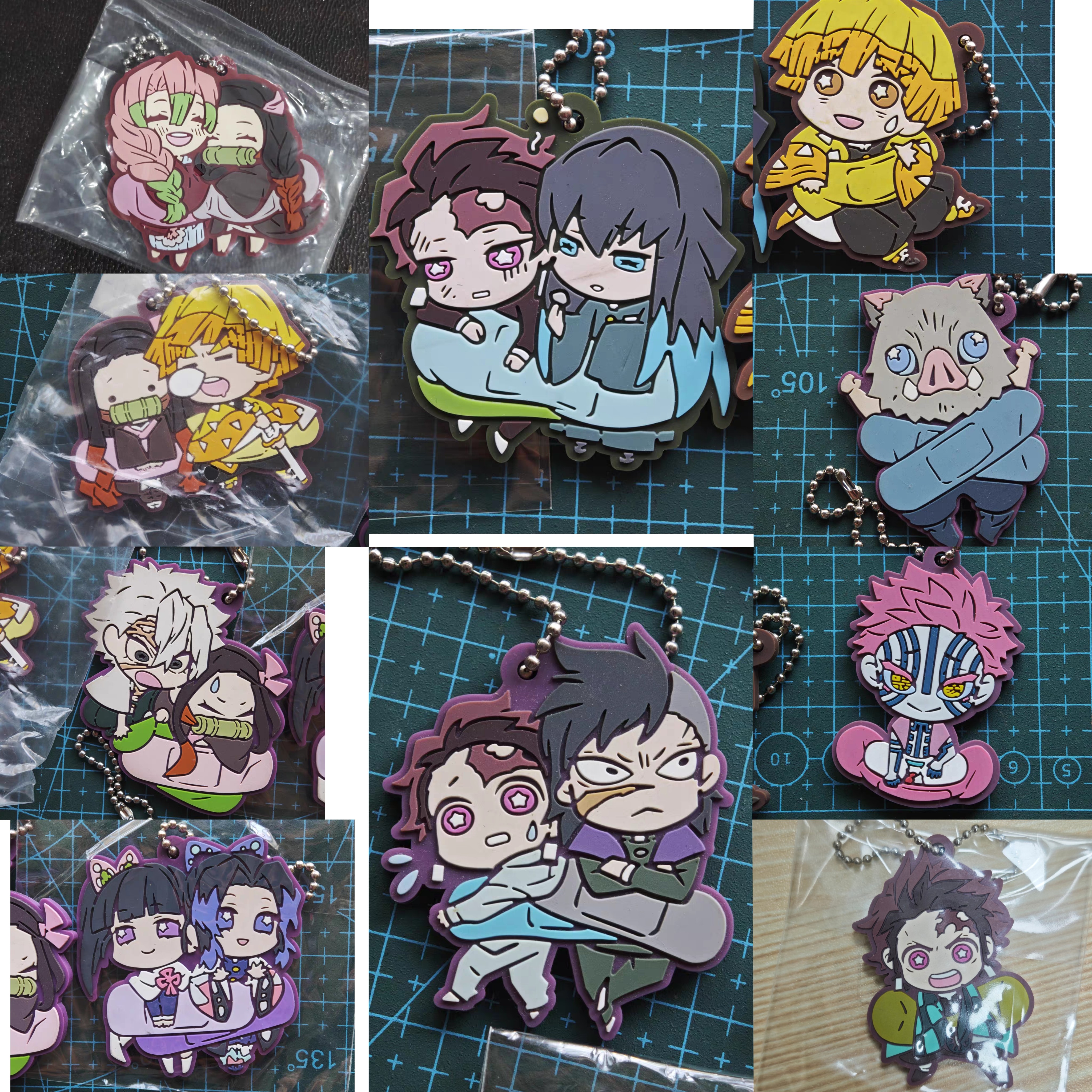 Stasto鬼灭之刃创可贴橡胶挂件炭治郎祢豆子蝴蝶忍甘露寺蜜璃促销