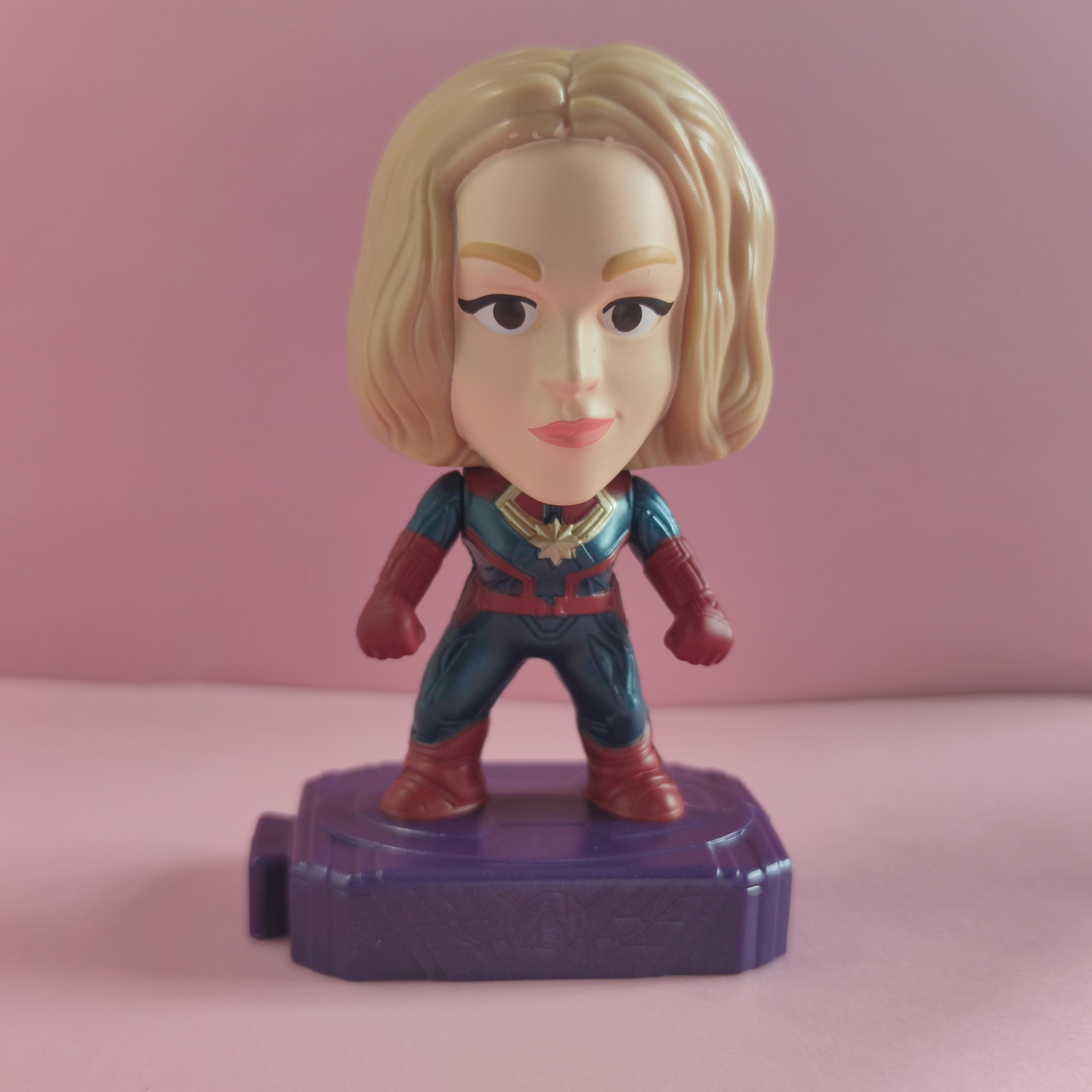 2021年麦当劳M记食玩漫威复仇者联盟4惊奇队长可动玩具促销