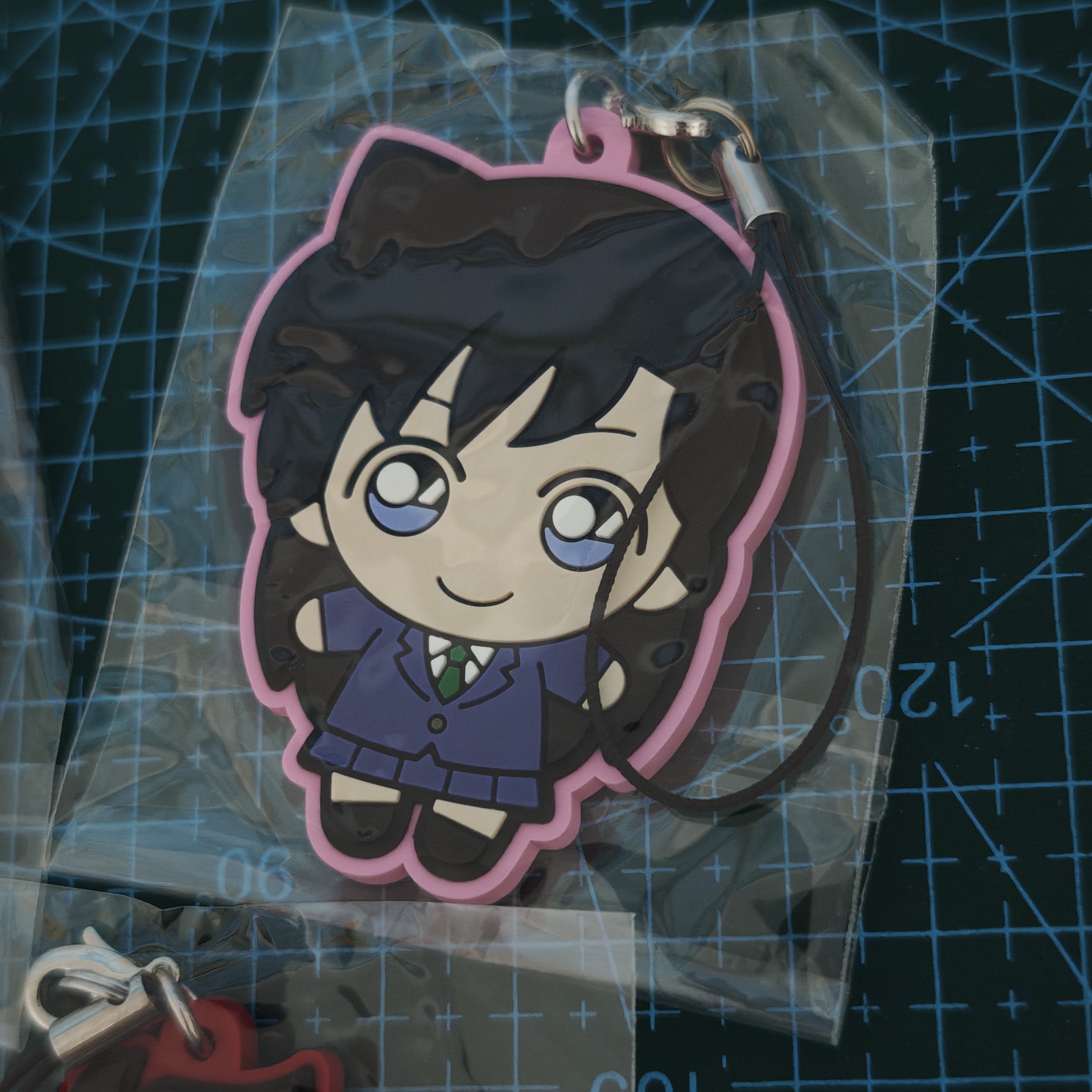 名侦探柯南Q版橡胶平面挂件手机链毛利兰促销现货