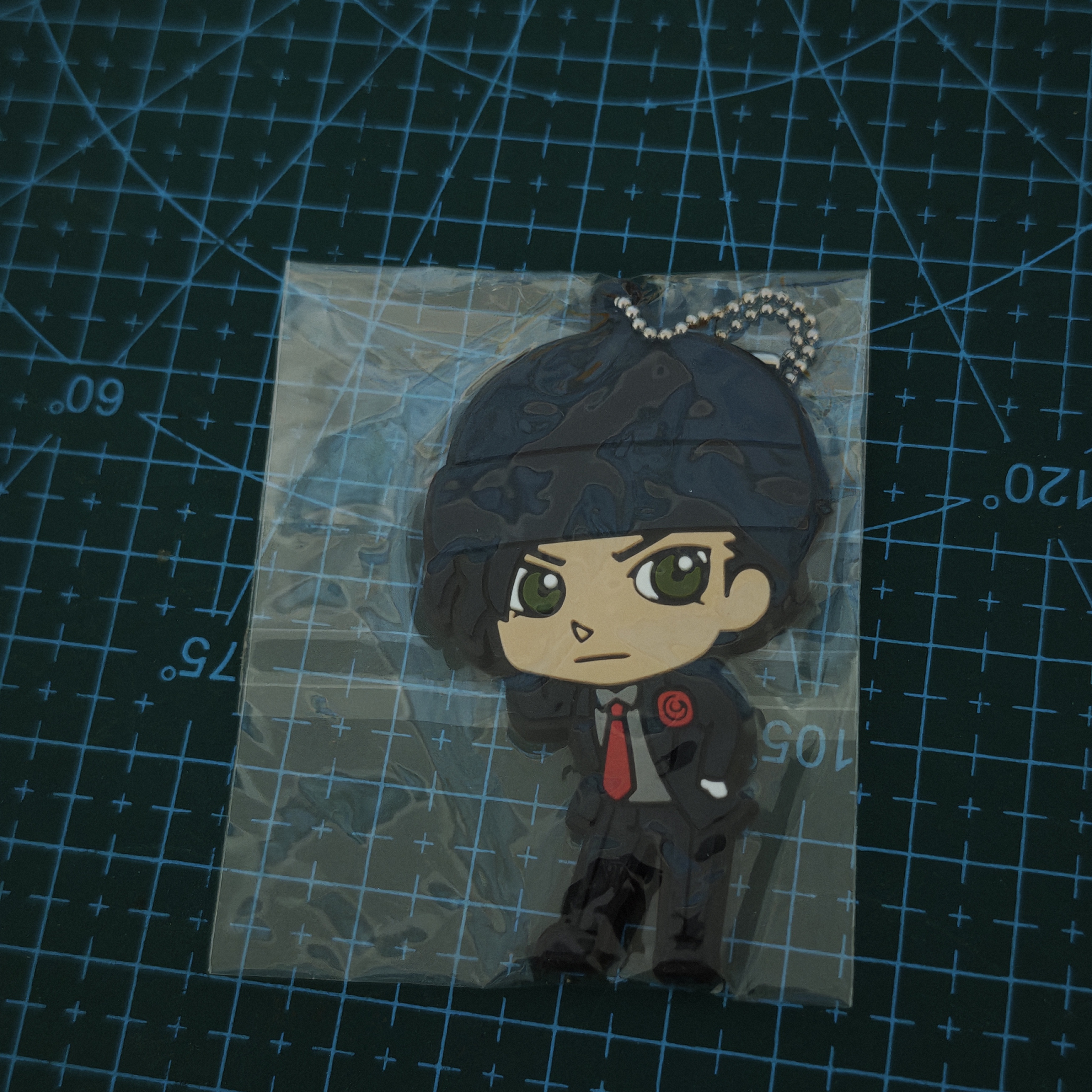 世嘉名侦探柯南Q版平面橡胶挂件手机链赤井秀一促销现货