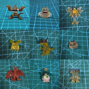 万代数码宝贝大图鉴透明滚球兽暴龙兽悟空兽加鲁鲁兽天使兽巴达兽