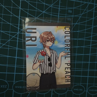 colorful peach 七彩桃子食玩卡牌uri促销现货