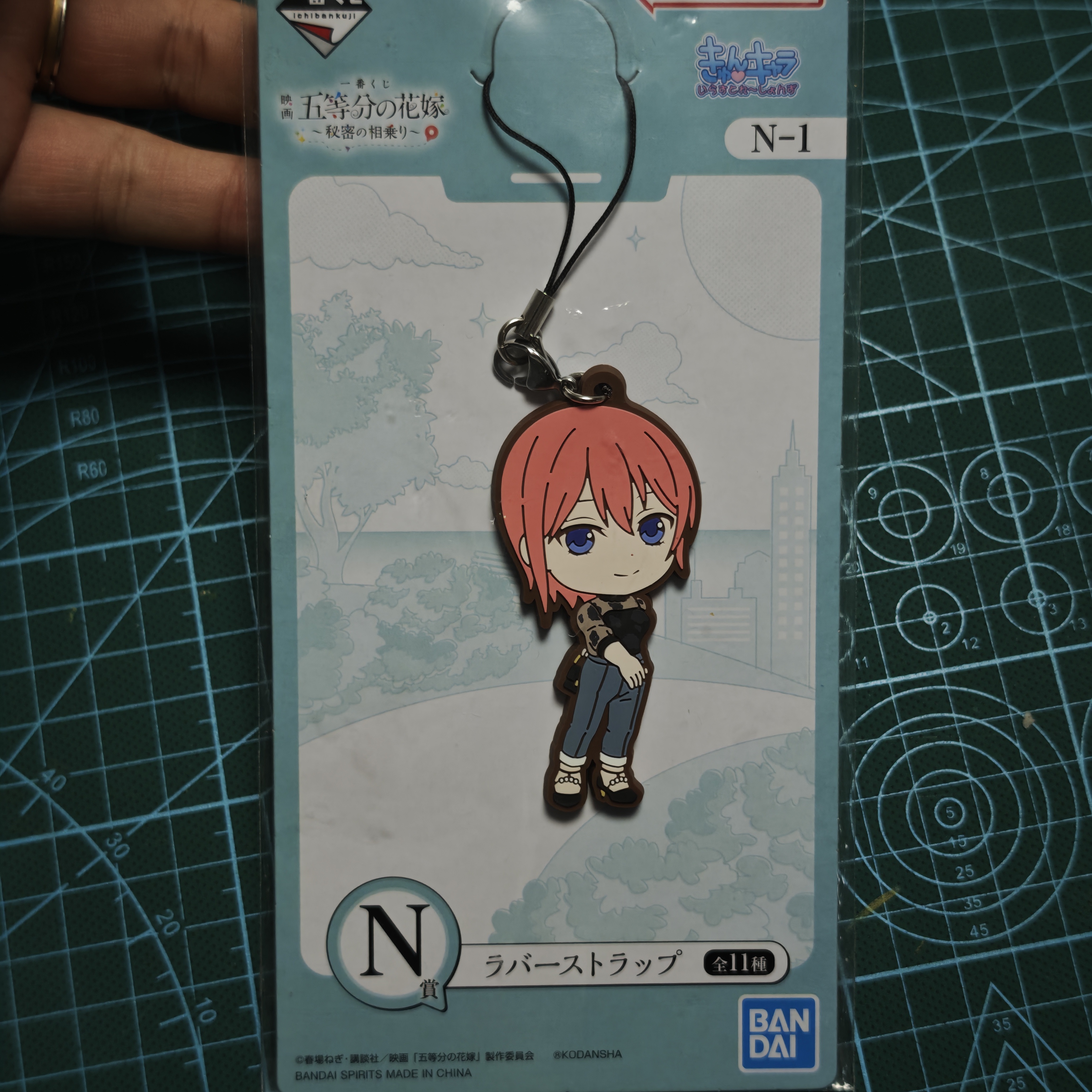 万代五等分的新娘秘密的便车一番赏橡胶挂件背包链中野一花促销