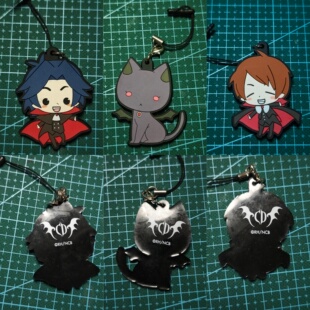 DGS神谷浩史小野大辅橡胶挂件钥匙链Dear Girl Stories