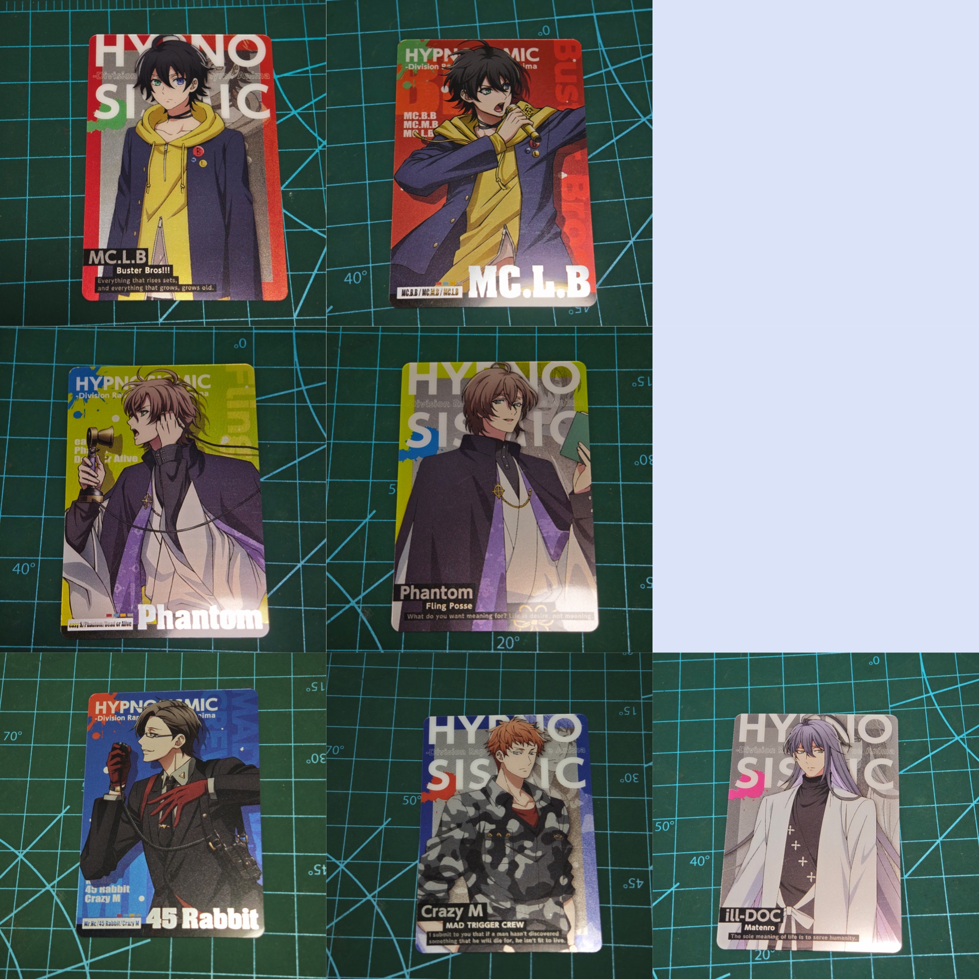 万代催眠麦克风DRB食玩卡牌山田三郎梦野幻太郎毒岛梅森理莺