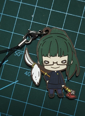 Tomy咒术回战TARTS扭蛋橡胶挂件手机链禅院真希促销现货