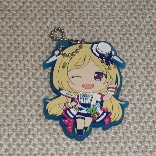 万代hololive bright parade橡胶挂件钥匙链亚绮罗森塔尔expo