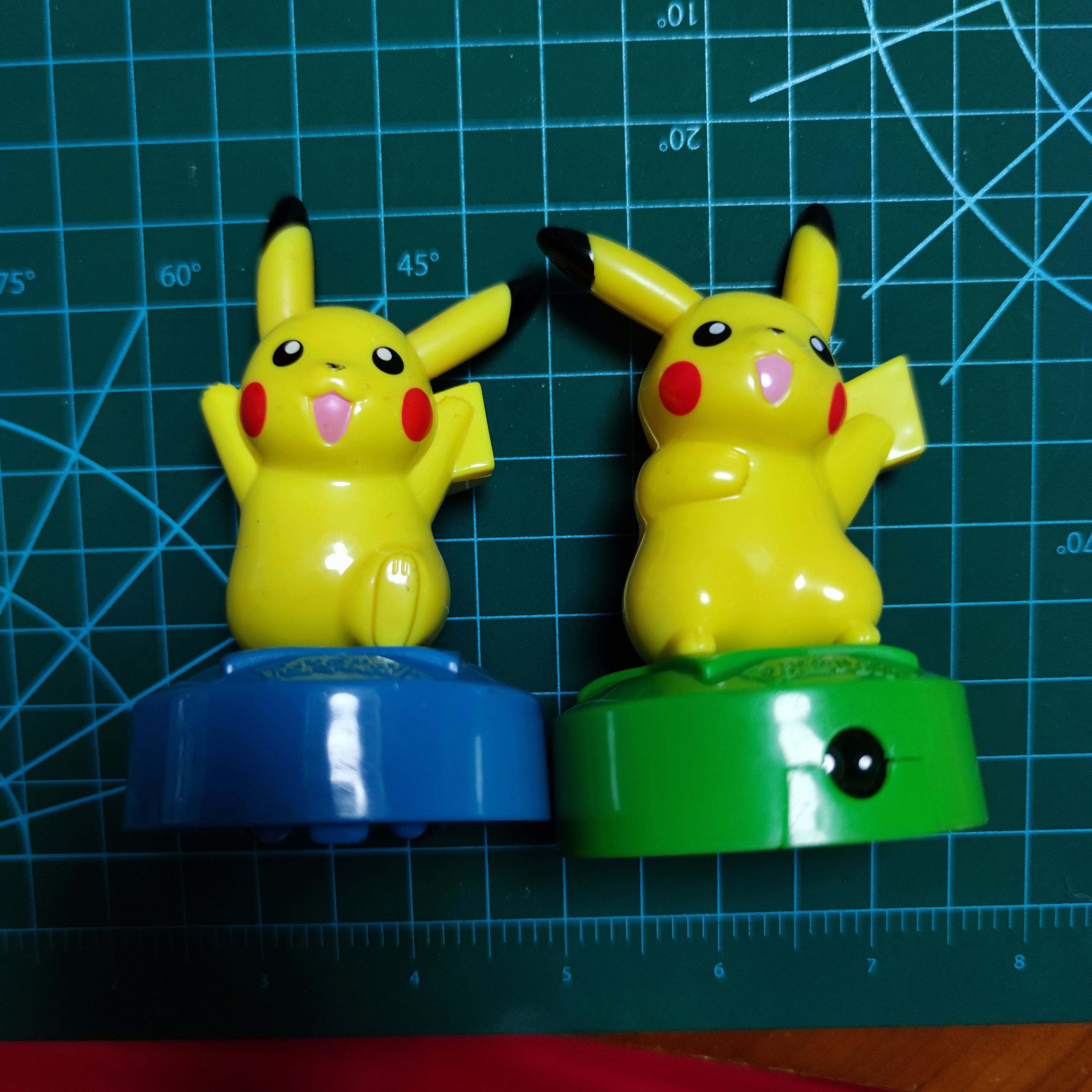 神奇宝贝宠物小精灵宝可梦M记麦当劳滚动印章回力车皮卡丘促销