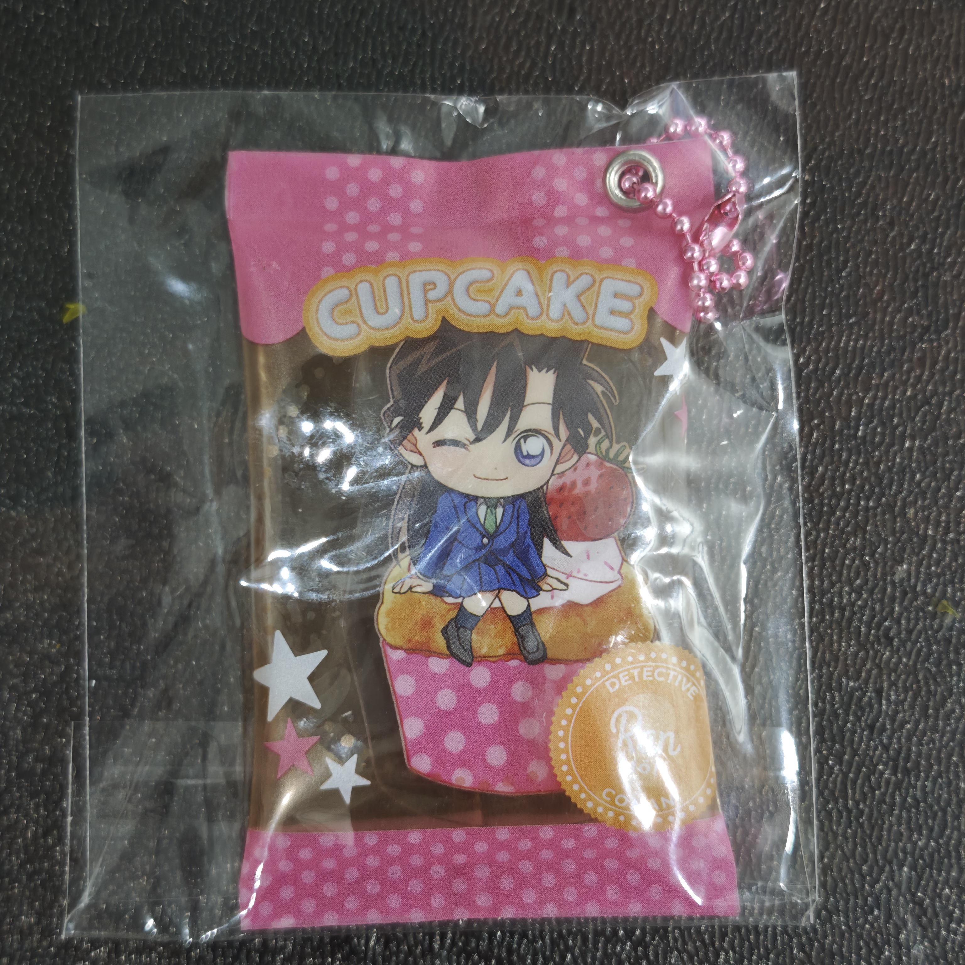 名侦探柯南Q版点心袋纸杯蛋糕亚克力挂件手机链毛利兰促销现货