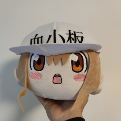 工作细胞趴趴大号毛绒玩具玩偶公仔血小板促销现货